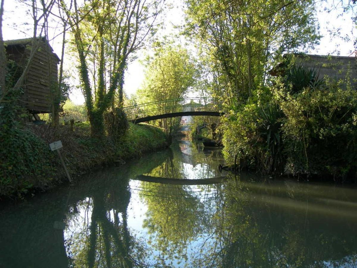 Gite Charmant Au Bord De L'Eau Avec Canoes, Terrasse Et Jardin A Damvix, Au Coeur Du Marais Poitevin. - Fr-1-426-354ヴィラ エクステリア 写真